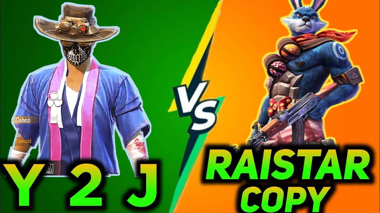 raistar copy vs y2j | unacceptable results | garena free fire |