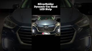 SilverHolder : Dynamic Car Hood LED Strip #automobile #car #silverholder #ledlights #ledlightstrip