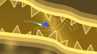"Gold Temple" by Serponge | [Medium Demon] | [All Coins] | Geometry Dash