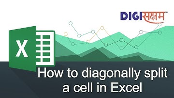 #Excel Tips & Tricks | How to diagonally split a cell in Excel