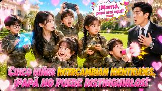 ¡Mami, papi está aquí! ¡5 bebés genios regresaron para atrapar al papá CEO y vengar a mamá!