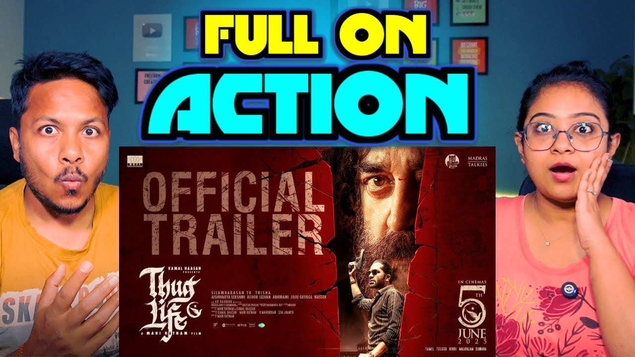 Thug Life - Official Trailer  Reaction | Kamal Haasan | Mani Ratnam | STR | AR Rahman | RKFI