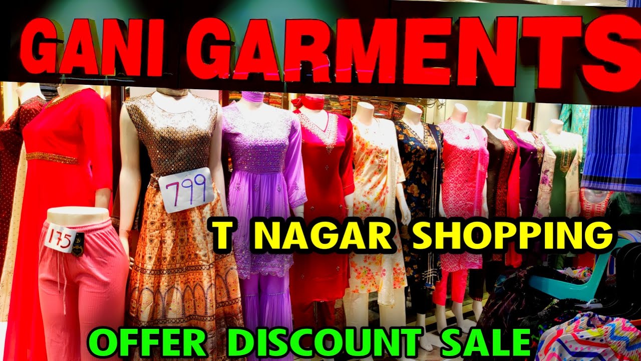 T Nagar Shopping Gani Garments👌👌 Wedding Season Offer Sale, Kurtis, Partywears, Function Dresses
