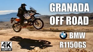 Off Road en moto Sierra Loja | BMW R1150GS | Granada, España ?? | 4K | Subtítulos