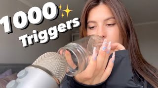 Asmr 1000 triggers in 10 minutes (mixaj) #asmr