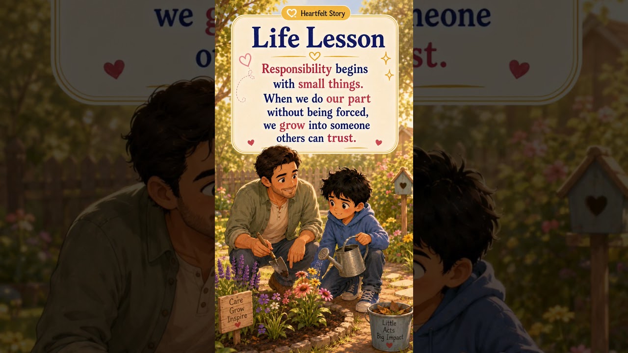 #responsibility #heartfeltstorytime #lifelessonstories #kidsstories #kindnessstory #storytime