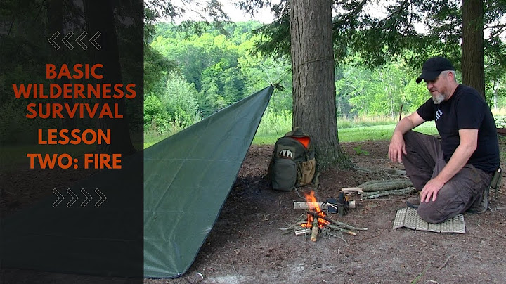 BASIC WILDERNESS SURVIVAL LESSON TWO: FIRE