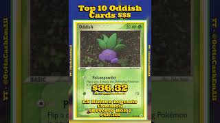 Top 10 Rarest & Most Valuable Oddish Pokémon Cards! 🌿✨ #pokemon #top10 #tcg #pokémon #pokemoncards