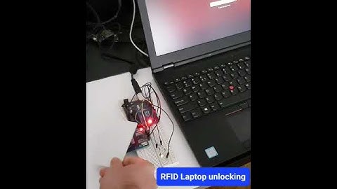 RFID Laptop unlocking using Arduino HID. #rfid #arduino #rc522 #arduinoproject #rfidlock  #rfidcard