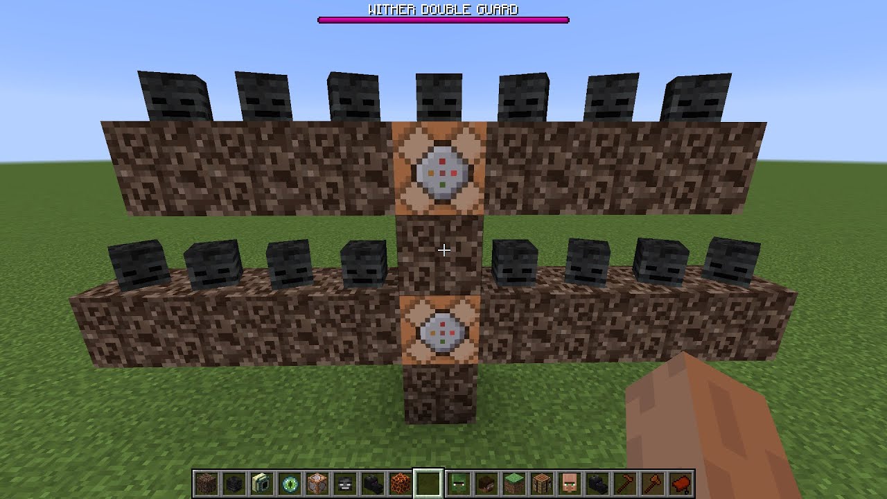 what if you create a WITHER DOUBLE GUARD in MINECRAFT (part 132) - YouTube