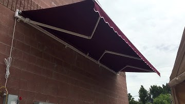 Aleko Motorized Retractable Patio Awning 20x10 Feet