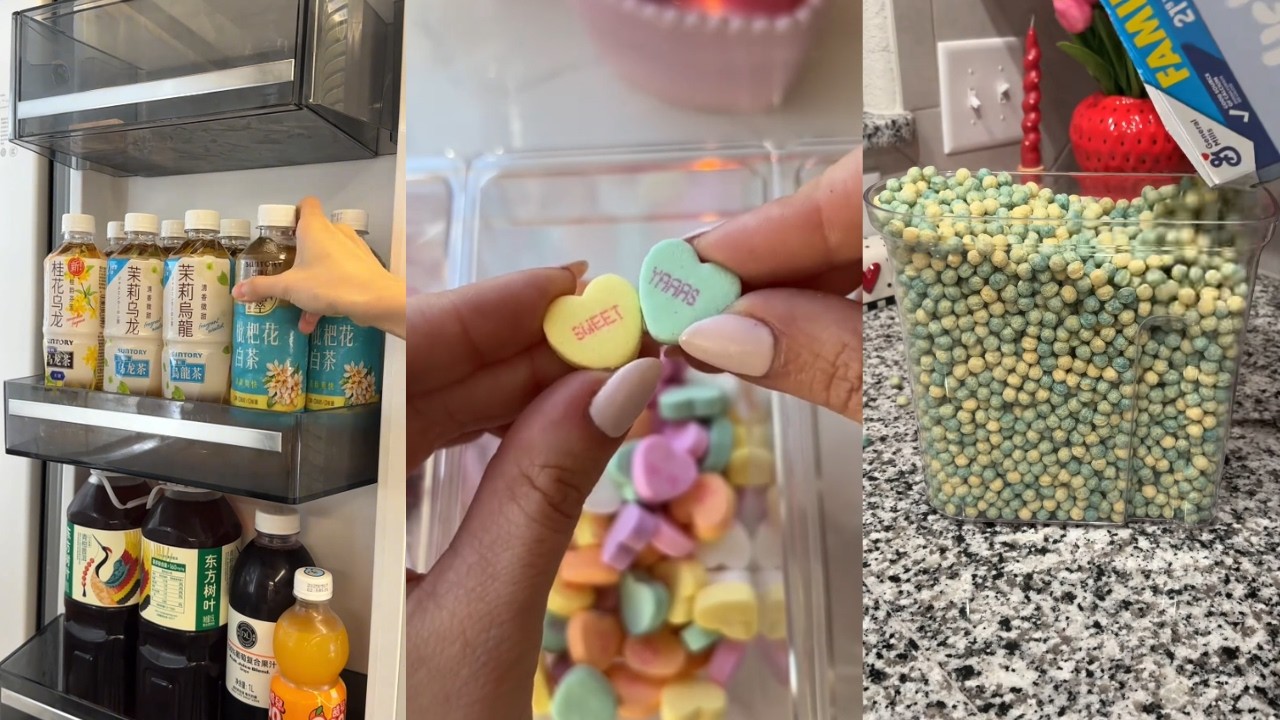 Satisfying Random Restock, Food restock, Organizing & Cleaning ASMR #976