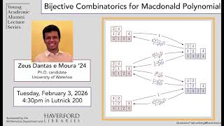 Bijective Combinatorics for Macdonald Polynomials | Young Academic Alumni Lecture Series