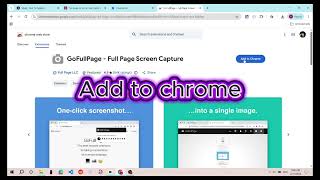 Tính năng chụp toàn bộ màn hình bằng extention Gofullpage.