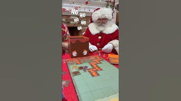 Let’s play Lava Run with Santa! 🎅🏻 #boardgame #gamenight #familygames