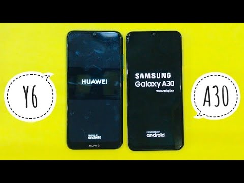 Samsung Galaxy A30 vs Huawei Y6 2019