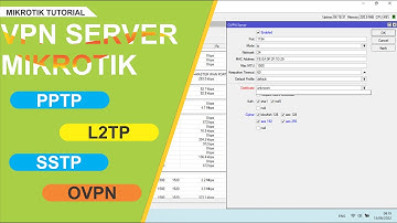 Cara Setting VPN Server Mikrotik | PPTP L2TP SSTP dan OVPN