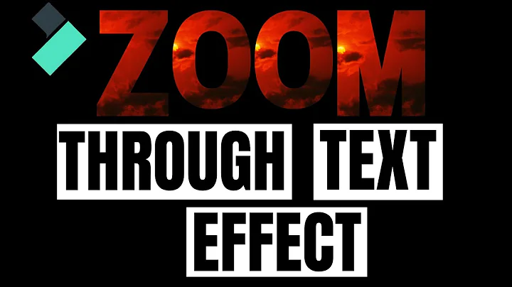 HOW TO CREATE A ZOOM THROUGH TEXT EFFECT IN FILMORA/ZOOM THROUGH TEXT EFFECT #filmora