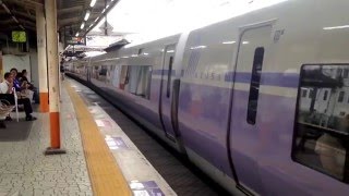 【FHD】《惜別》日立2Lv.GTO-VVVF JR東日本E351系1000番台 量産先行車 特急スーパーあずさ #2 八王子駅にて