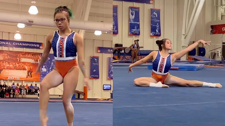 Morgan Hurd & Victoria Nguyen NCAA Gymnastics Trai...