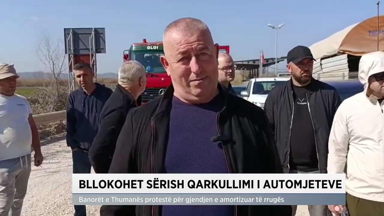 Bllokohet sërish qarkullimi i automjeteve