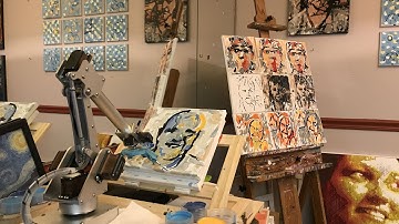 Painting Robots and the Artificial Intelligence behind their Creativity - cloudpainter
