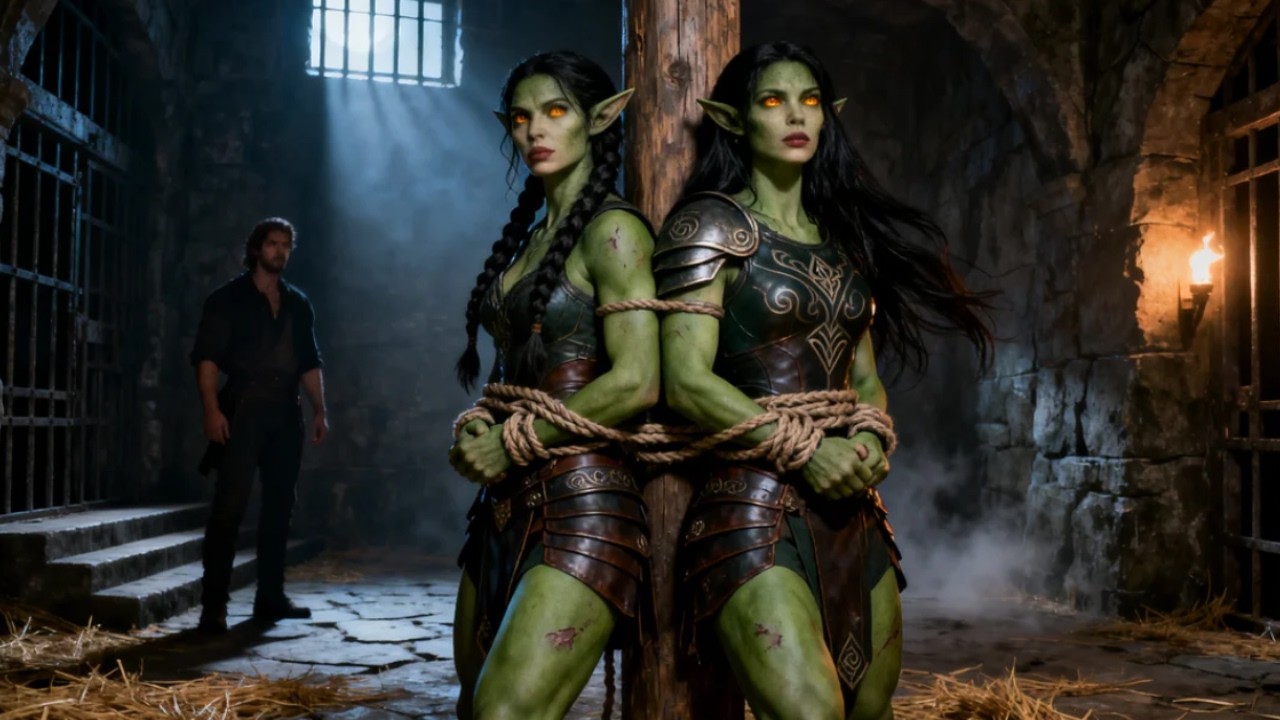 Two ORC girls were sent to slaughter for not being able to reproduce. Until he did something