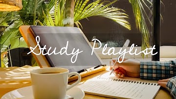🌴 4-HOUR STUDY MUSIC PLAYLIST/ Relaxing Lofi/ Deep Focus Pomodoro Timer/Study With Me/STAY MOTIVATED