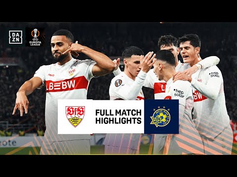 VfB Stuttgart Vs Maccabi Tel Aviv UEFA Europa League Highlights Matchday 6 2025 2026 