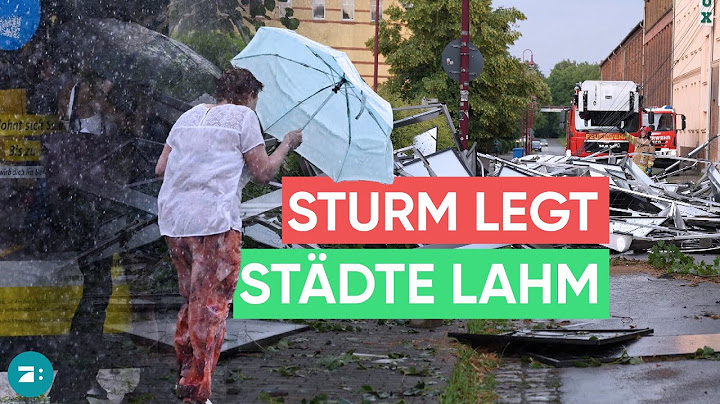 Schwere Sturmfront fegt über Deutschland: Verletzte, Chaos, Verwüstung