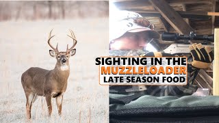 LATE SEASON FOOD/SIGHTING IN A MUZZLELOADER