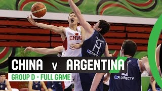 China v Argentina - Group D Full Game - 2014 FIBA U17 World Championship