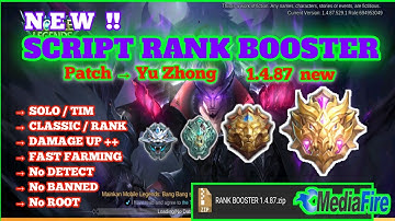 SCRIPT RANK BOOSTER DAMAGE UP PATCH Yu Zhong 1.4.87 TERBARU