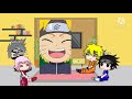 NARUTO REACT TO NARUTO FUTURE || AND NARUTO SASUKE POWERLEVEL || GACHA CLUB||