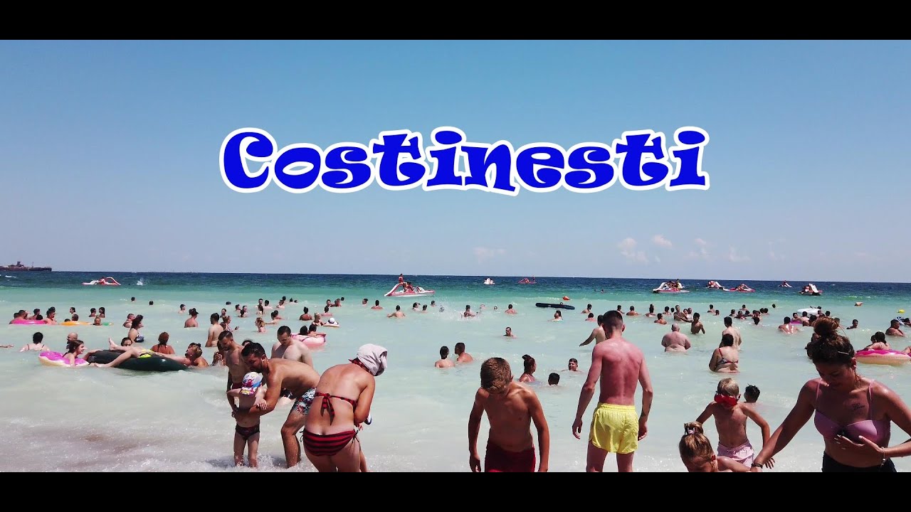 Plaja Costinesti,part 3 - Costinesti beach - Romania - August - 4K travel calatorie video vlog