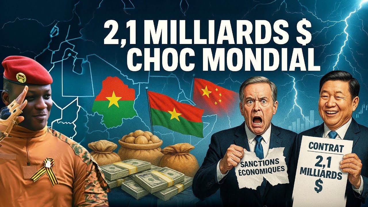 Ibrahim Traoré frappe fort : accord de 2,1 milliards $ avec la Chine, choc pour Washington