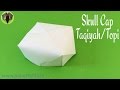 How to make a paper skull cap  taqiyah  topi  eid special  origami tutorial