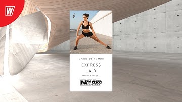 EXPRESS L.A.B. с Марией Ивановой | 19 октября 2020 | Онлайн-тренировки World Class