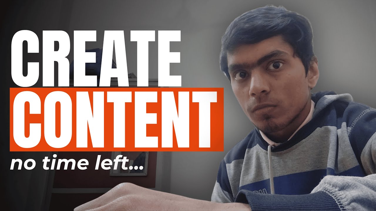 It is the right time to start content creation. Watch It