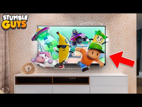 COMO JOGAR STUMBLE GUYS NA TV (TUTORIAL) 