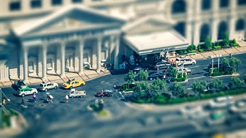 Miniaturised Effect in Lightroom (Tilt Shift effect)