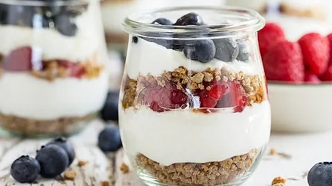Red, White, and Blue Parfaits - 4th of July recipes - Weelicious