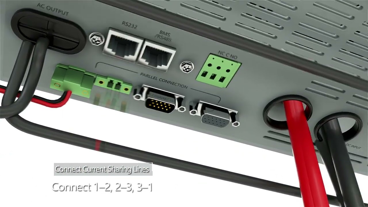 Tutorial on Parallel Connection, Wiring and Commissioning of Inverters