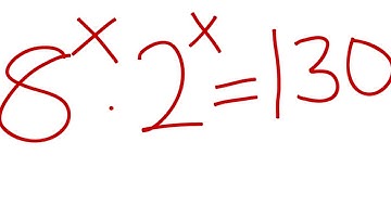 🇩🇪 GERMANY CAN YOU SOLVE THIS EXPONENTIAL EQUATION | 8^x · 2^x = 130 | ?