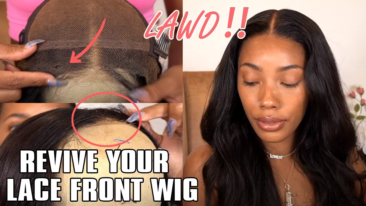 😳HOW TO REPAIR OLD LACE FRONT WIGS & REPLACE WITH HD LACE, HERE'S HOW‼️  FULL TUTORIAL HAIRVIVI WIG 