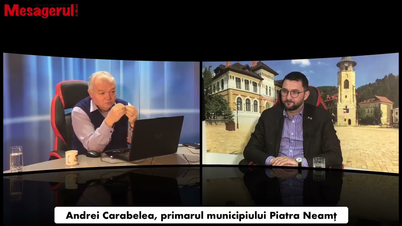 VIDEO. Cafeaua de dimineață. Invitat: Andrei Carabelea, primarul municipiului Piatra Neamț