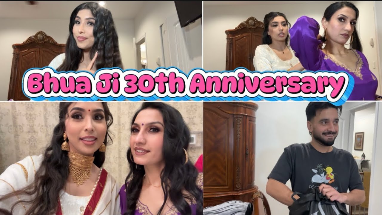 Uber Ton Harman Ne Mangwaye Surrey To Gold Set😍Bhua Ji 30th Anniversary🩷Raunak Dance Performance 