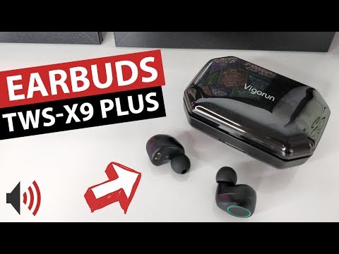 🎧 VIGORUN TWS-X9 PLUS | TEST D’ÉCOUTEURS SANS FIL IPX7 AVEC RÉDUCTION DE BRUIT ACTIVE CVC 8.0