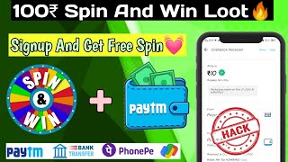 Signup And Get Free Spin🔥😍 || Free paytm Loot💓🤑 || Money Making Apps malayalam || 2022 || screenshot 4