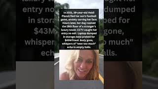 In 2021, 39-year-old Heidi Planck fled her son's football